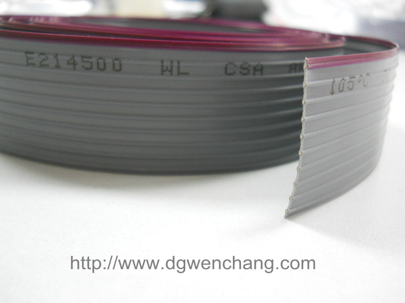 UL21458 24AWG XL-PE Flat Ribbon Wire