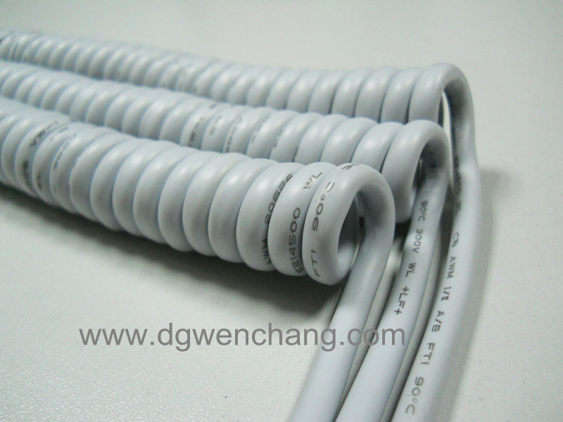 UL21329 TPU spring cords