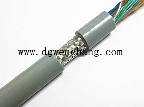 Flexible PVC unshielded cable used for servo machine